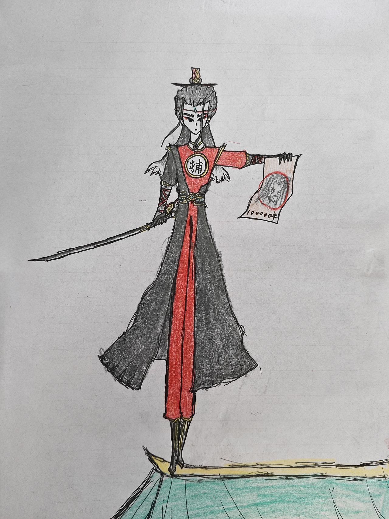 赏金捕快（图ZNDA1Mjg4OTQw） - 艺术插画 - 站酷设计师画不完辣原创素材 - 站酷ZCOOL