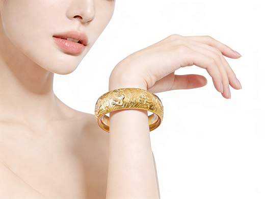 九龙手镯3D打印建模渲染