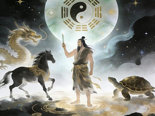 天人合一，创世神话系列.伏羲.女娲.神农