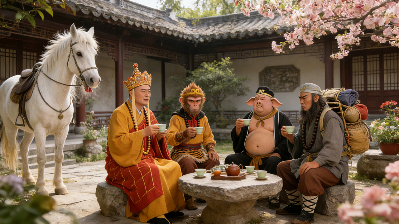 西游记-日行万里(图ZNDA1MjkxNjky) - AI作品 - 站酷设计师lihaibo688原创素材 - 站酷ZCOOL