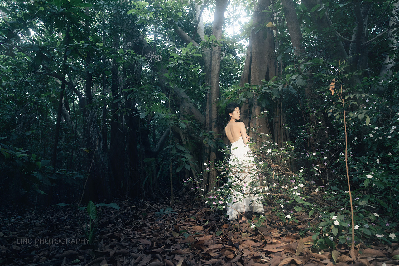 森之少女（圖ZNDA1MjkzMzcy） - 人像攝影 - 站酷設(shè)計師長夜聽風(fēng)原創(chuàng)素材 - 站酷ZCOOL