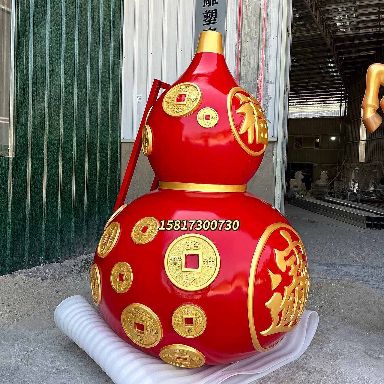 大型招财风水葫芦雕塑（图ZNDA1Mjk0MjYw） - 其他三维 - 站酷设计师通盛玻璃钢雕塑原创素材 - 站酷ZCOOL