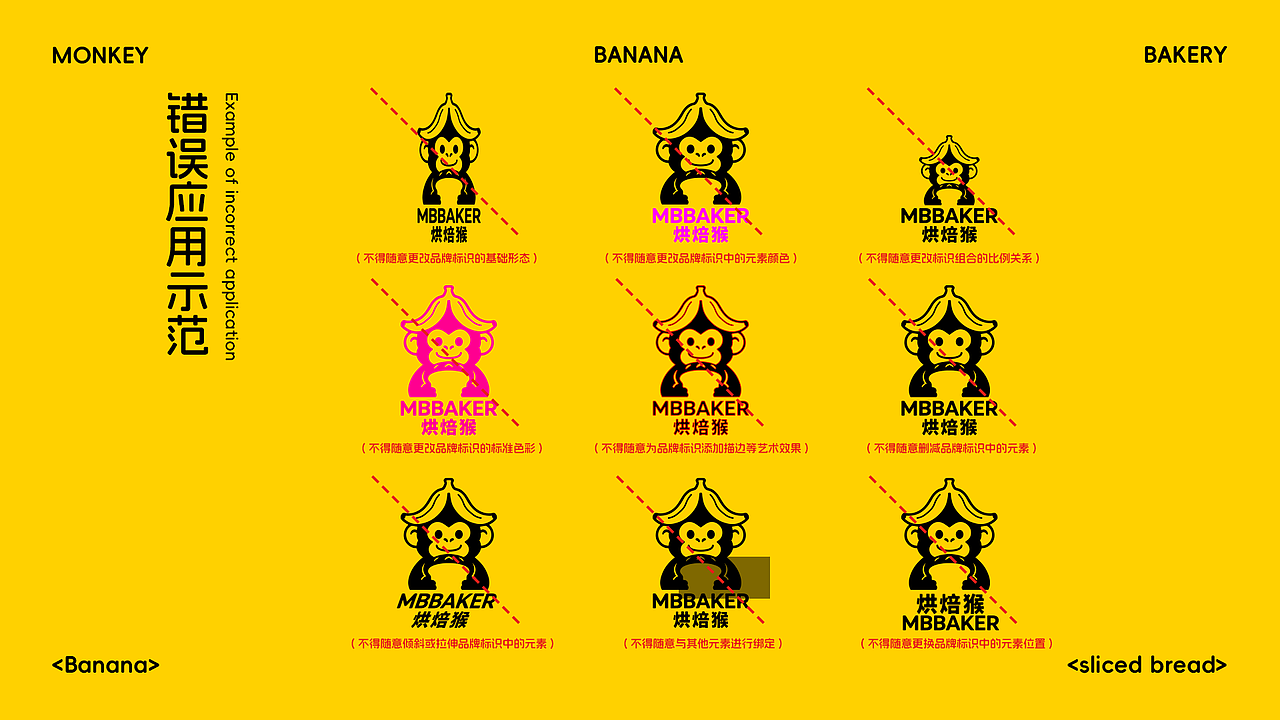 烘焙猴 MBBAKER | 烘焙品牌设计（图ZNDA1MzA0Njc2） - 品牌 - 站酷设计师艾蓮葉卡原创素材 - 站酷ZCOOL