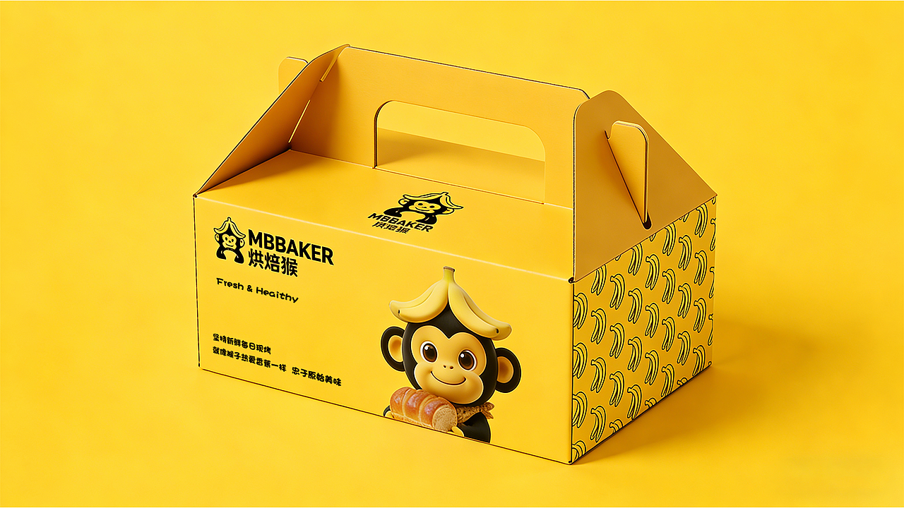 烘焙猴 MBBAKER | 烘焙品牌设计（图ZNDA1MzA0ODMy） - 品牌 - 站酷设计师艾蓮葉卡原创素材 - 站酷ZCOOL
