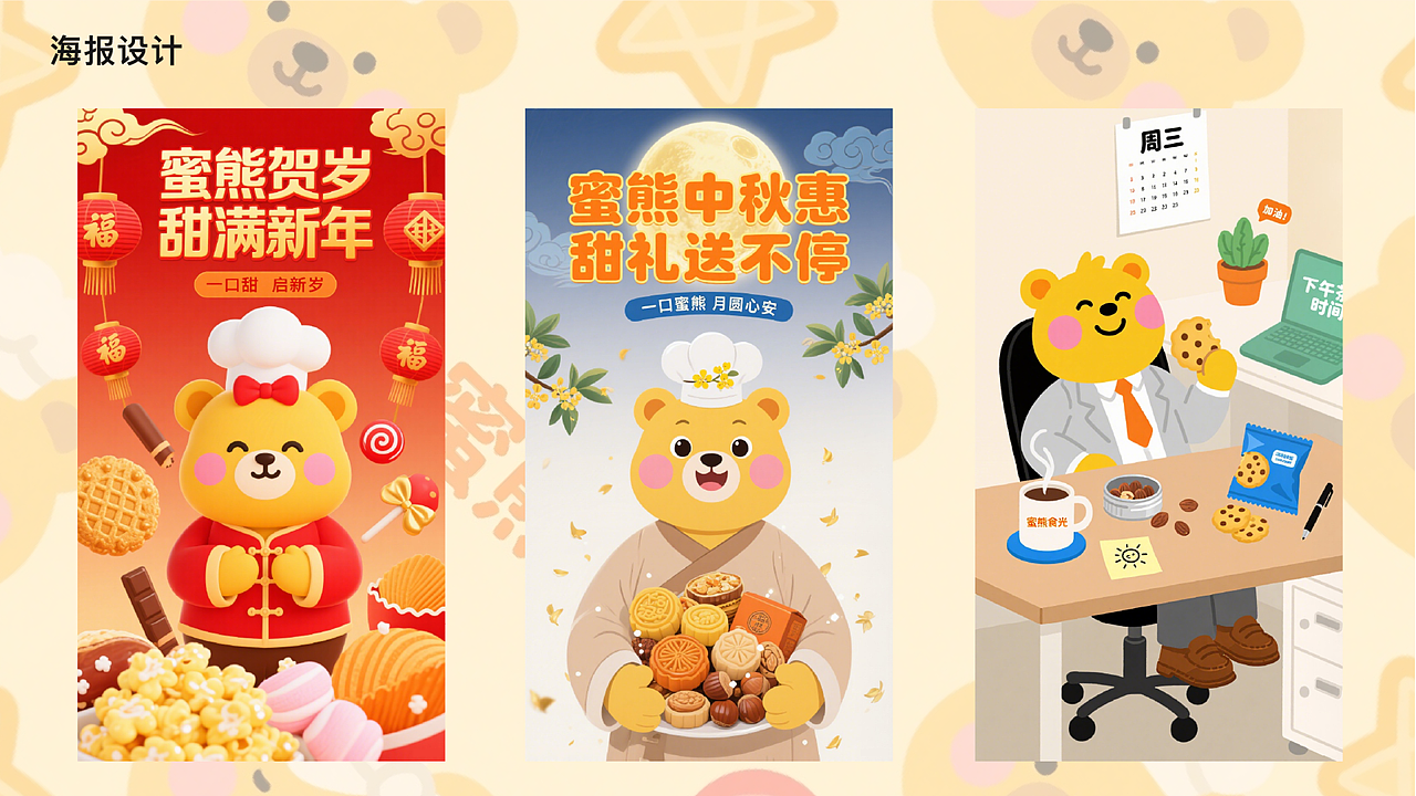 「蜜熊食光」新兴休闲零食品牌全案视觉设计（图ZNDA1MzA2MjEy） - 品牌 - 站酷设计师江鸿jie原创素材 - 站酷ZCOOL