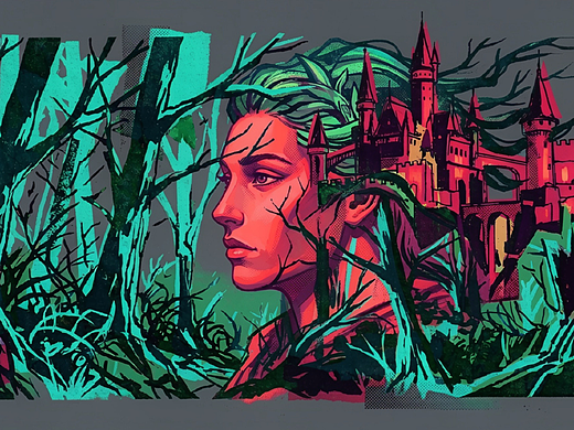 荊棘（個(gè)人主頁-ZNzM0MzUxOTY=） - 藝術(shù)插畫 - 站酷設(shè)計(jì)師我睡不著001原創(chuàng)素材 - 站酷ZCOOL