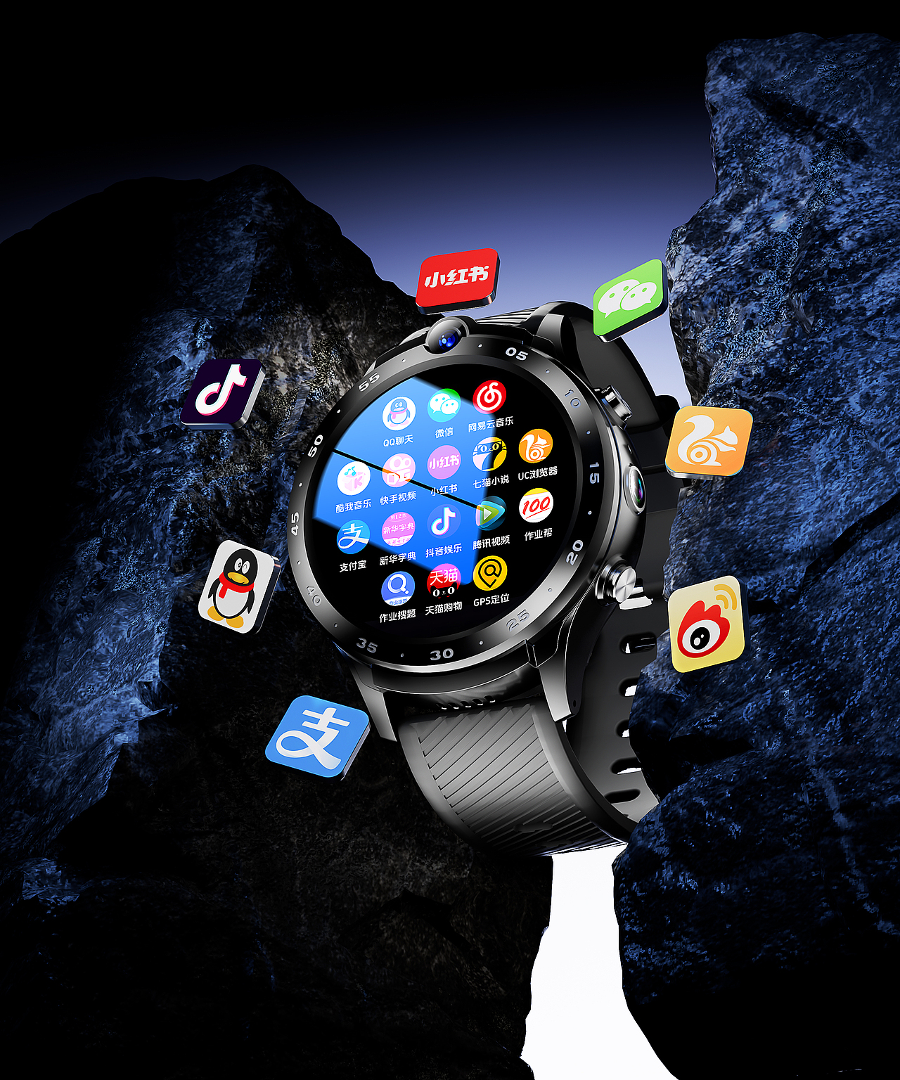 渲染合集 电话手表 储能电池 3C类（图ZNDA1MzExMjE2） - 产品 - 站酷设计师G78高速原创素材 - 站酷ZCOOL