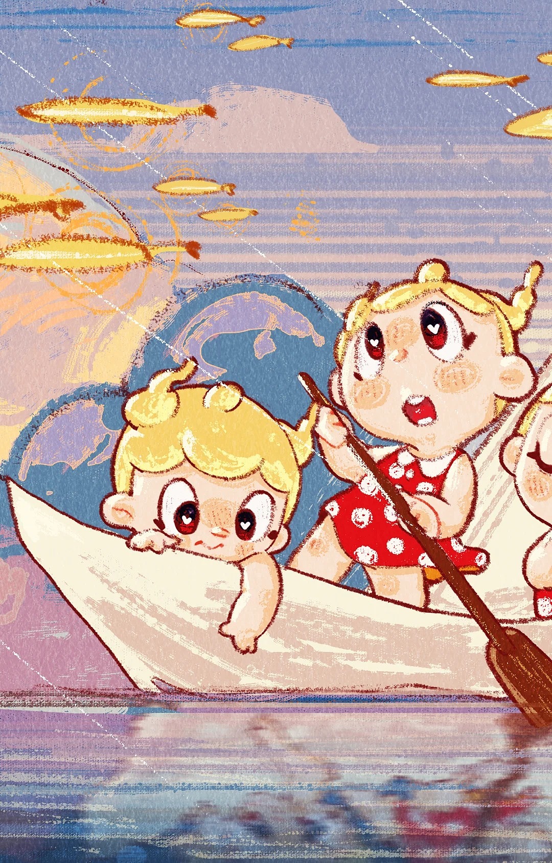 ☁来自云端的妹妹~（图ZNDA1MzEyNzY0） - 艺术插画 - 站酷设计师GWEN雯子原创素材 - 站酷ZCOOL