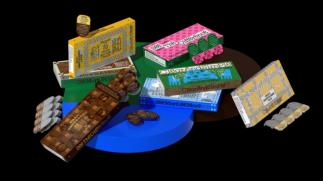 UmeDesign新作｜ClearMe可丽眸隐形眼镜系列包装设计（图ZNDA1MzEzOTM2） - 包装 - 站酷设计师UmeDesign原创素材 - 站酷ZCOOL