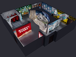 防灾教育展馆设计3D效果图