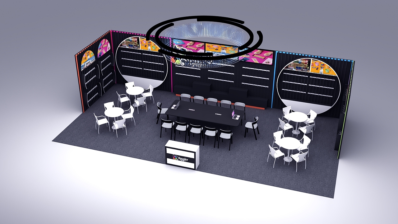 SP展位设计3D效果图（图ZNDA1MzE1Njk2） - 建筑/空间 - 站酷设计师3D设计师NG男原创素材 - 站酷ZCOOL