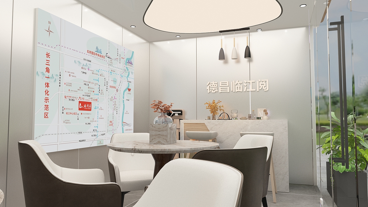 德昌临江阅地产户外展位设计3D效果图（图ZNDA1MzE1NzQw） - 建筑设计 - 站酷设计师3D设计师NG男原创素材 - 站酷ZCOOL