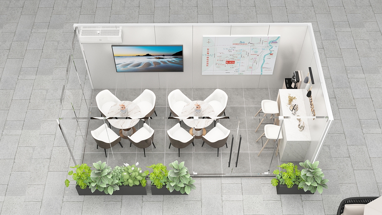 德昌临江阅地产户外展位设计3D效果图（图ZNDA1MzE1NzIw） - 建筑设计 - 站酷设计师3D设计师NG男原创素材 - 站酷ZCOOL