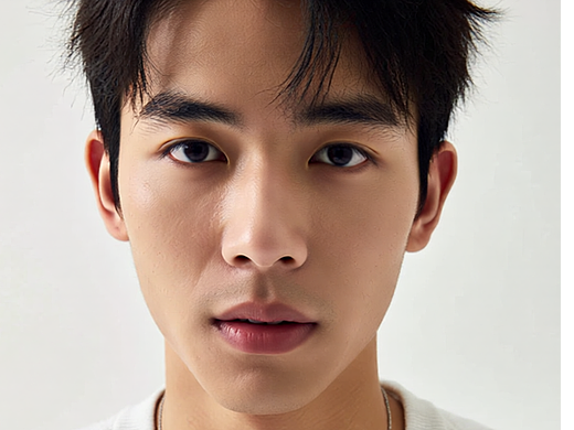 AI 生成・真实感男生模特人像