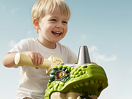 兒童母嬰恐龍平衡車 Cinema 4D渲染+AIGC輔助