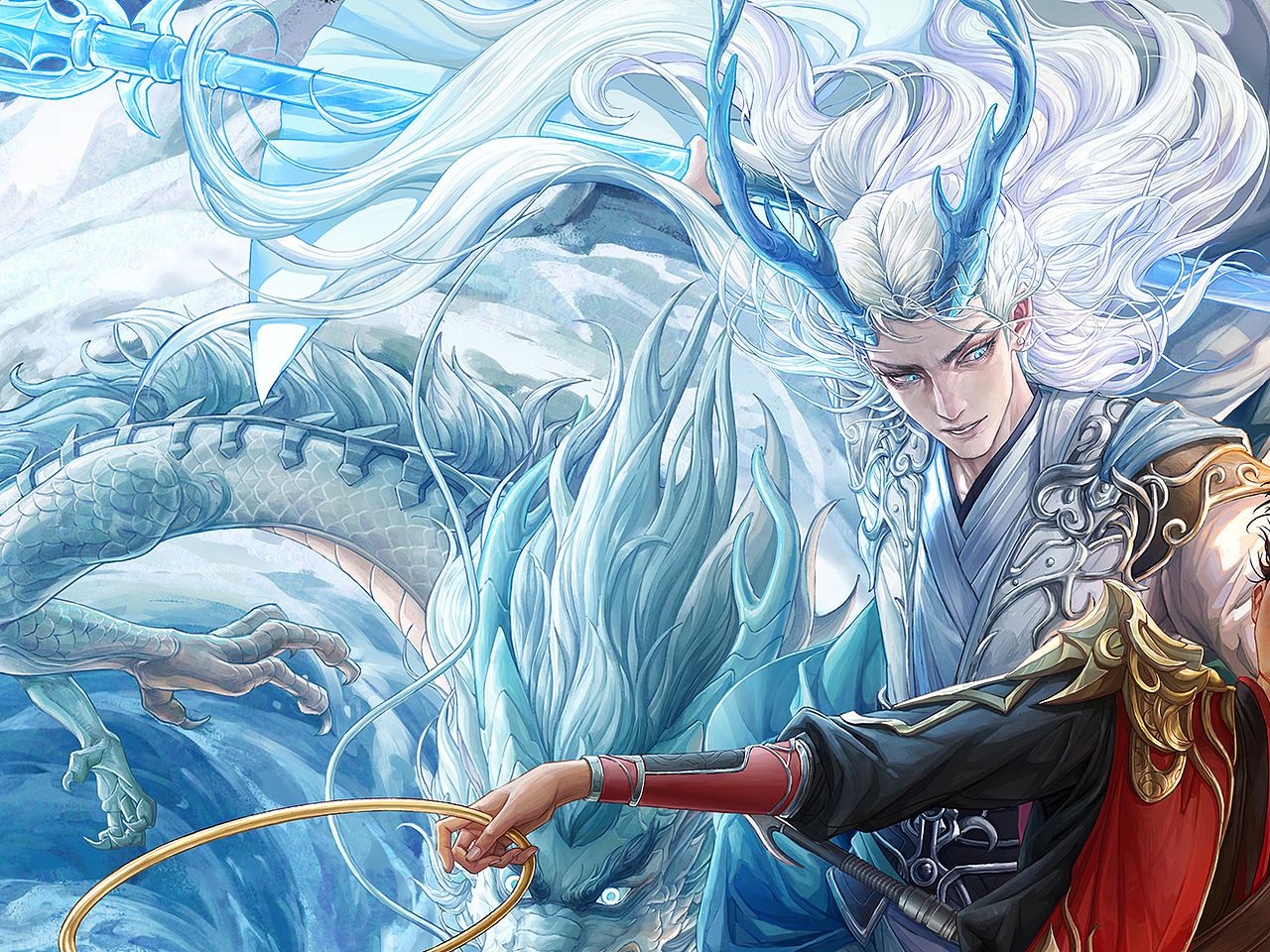 云冰之争（图ZNDA1MzE2NzI0） - 商业插画 - 站酷设计师徐子晖cicman原创素材 - 站酷ZCOOL