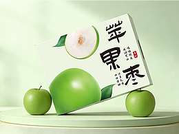 现代国潮自然有机极简清新高端水果包装设计