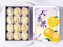 清新雅致国潮融合高端水果礼品包装设计