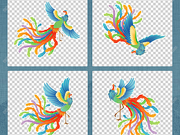 祥瑞鳳凰中國風(fēng)吉祥元素國潮商用插畫免摳素材-設(shè)圖網(wǎng)