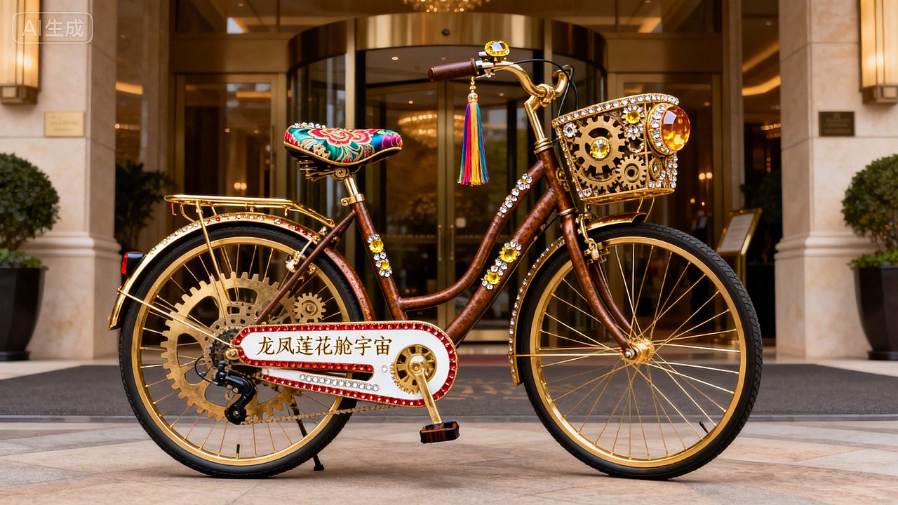 龙凤莲花舱宇宙国风自行车（图ZNDA1MzIyNzg0） - 概念设定 - 站酷设计师凤情瑥玉原创素材 - 站酷ZCOOL