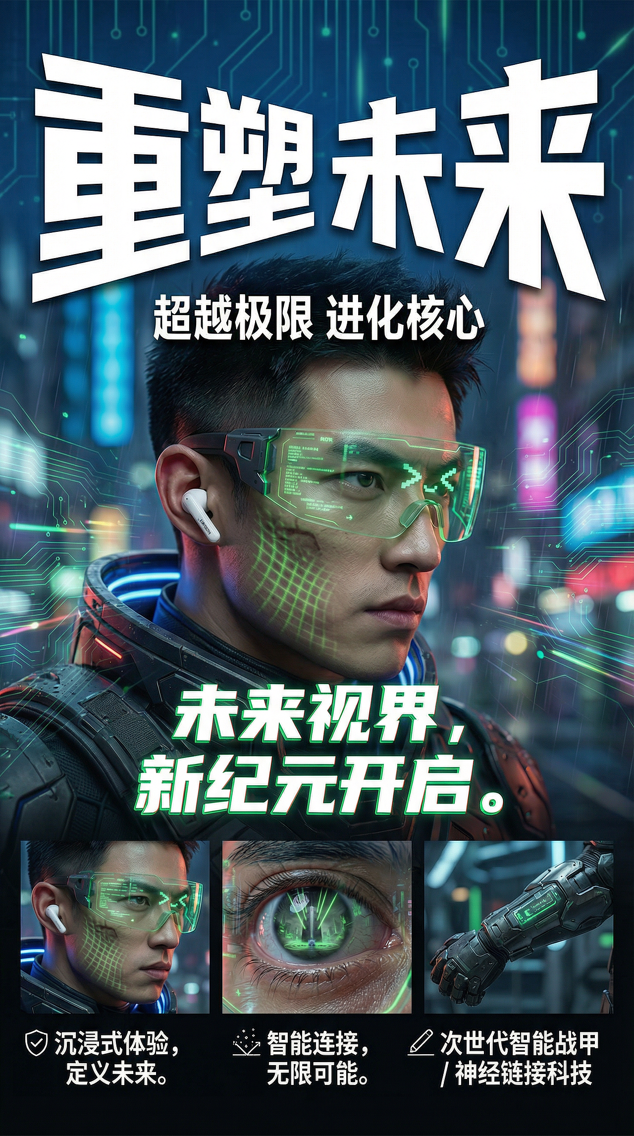 绿联AIGC概念短片《智护纪元》（图ZNDA1MzI0NjU2） - AI作品 - 站酷设计师自然卷卷毛__原创素材 - 站酷ZCOOL