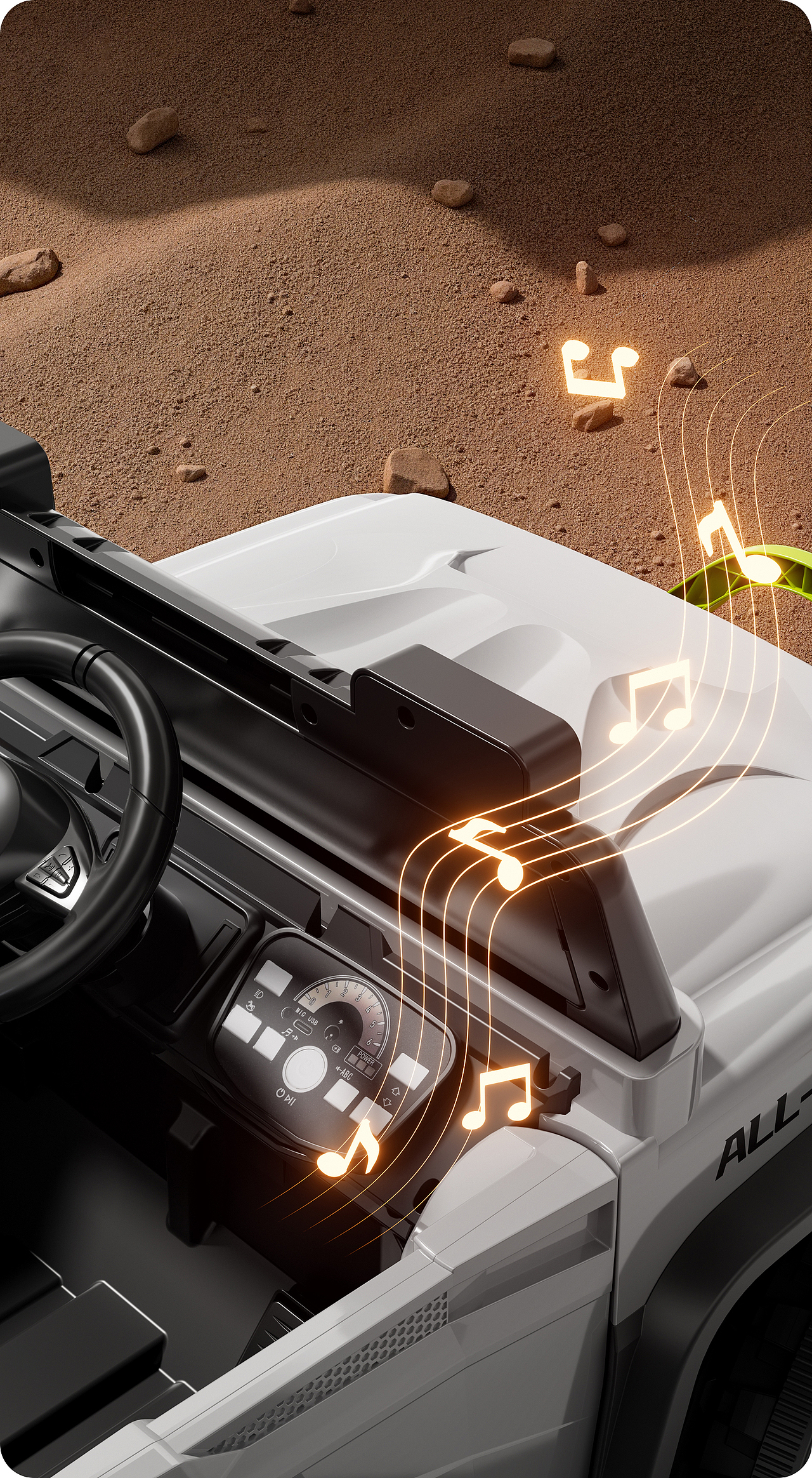 儿童母婴仿真越野车 Cinema 4D渲染+AIGC辅助（图ZNDA1MzI1MzIw） - 产品 - 站酷设计师一顿三碗大米饭原创素材 - 站酷ZCOOL