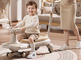 兒童母嬰扭扭車  Cinema 4D渲染+AIGC輔助