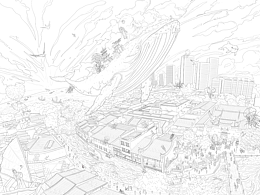 《海丝遗韵・鲸游闽都》福州非遗主题插画