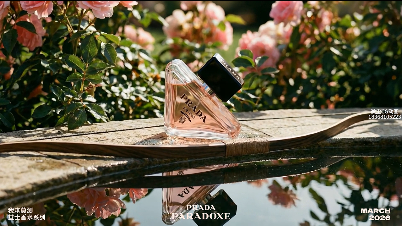 PRADA普拉达香水AIGC案例（图ZNDA1MzM0NjI0） - AI作品 - 站酷设计师微尘CG动画原创素材 - 站酷ZCOOL