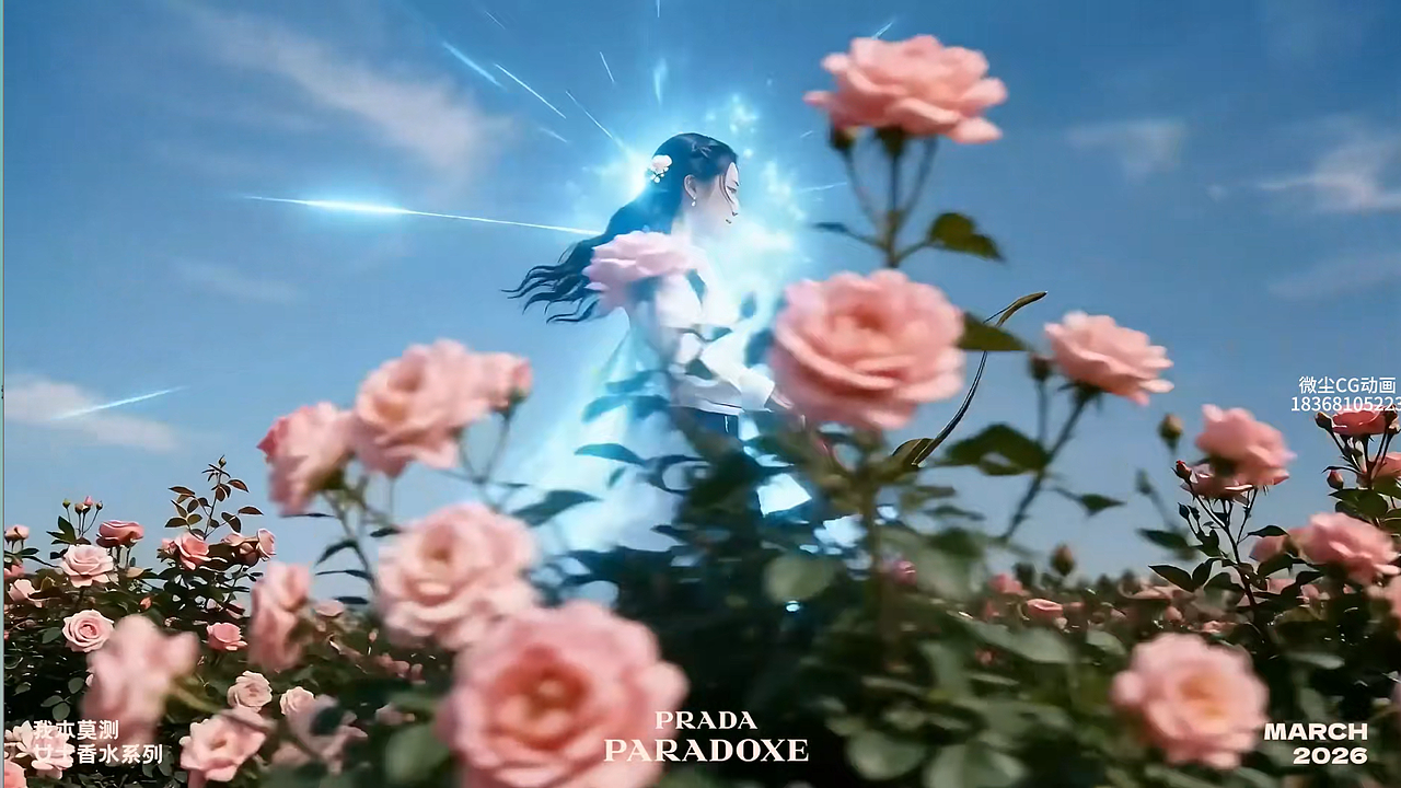 PRADA普拉达香水AIGC案例（图ZNDA1MzM0NjMy） - AI作品 - 站酷设计师微尘CG动画原创素材 - 站酷ZCOOL