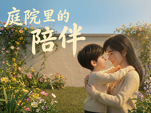 庭院里的陪伴