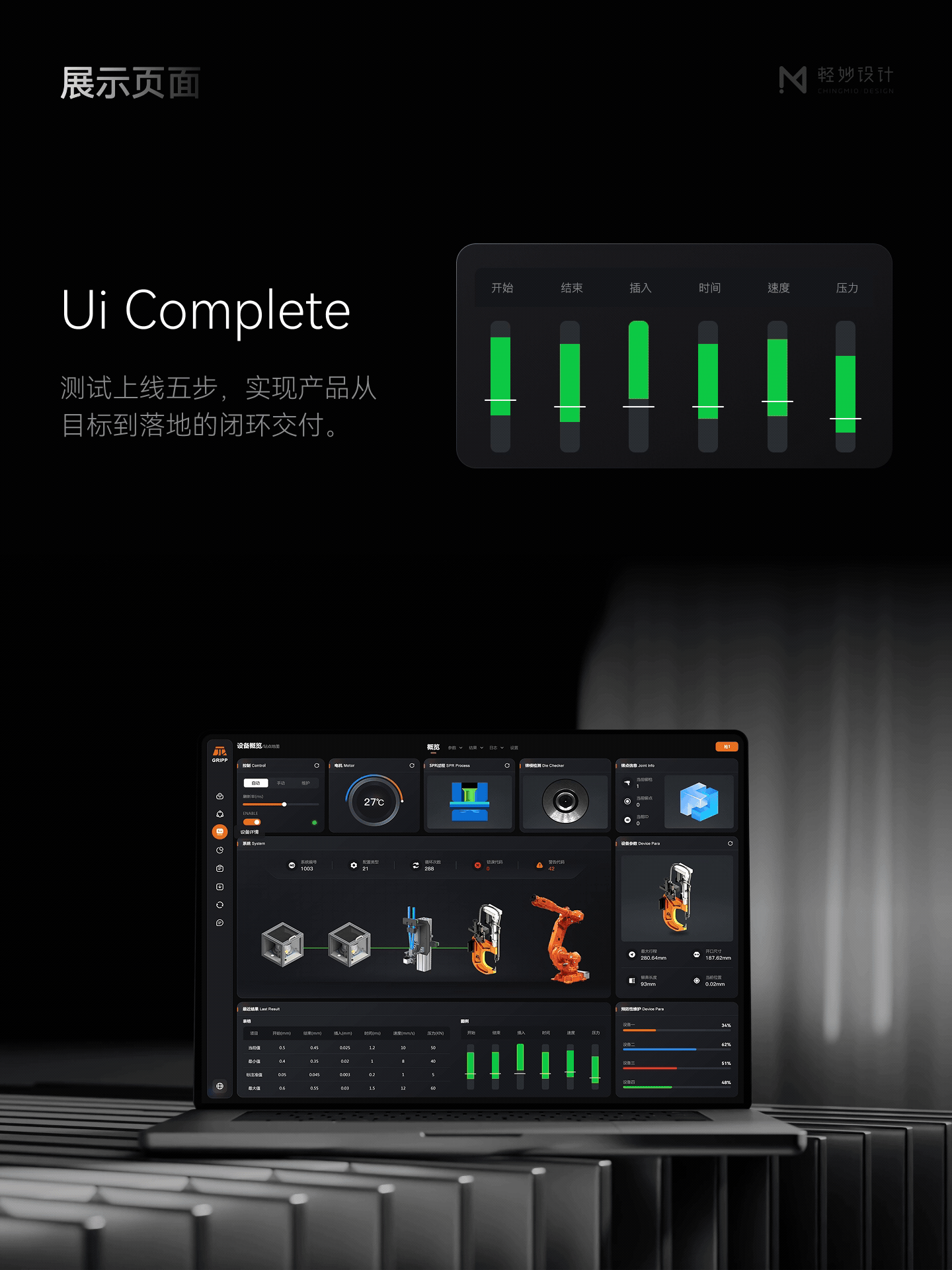 ⚙️ 工业设备群控UI设计｜智能制造｜工业系统案例（图ZNDA1MzM3ODE2） - 软件界面 - 站酷设计师轻妙设计原创素材 - 站酷ZCOOL