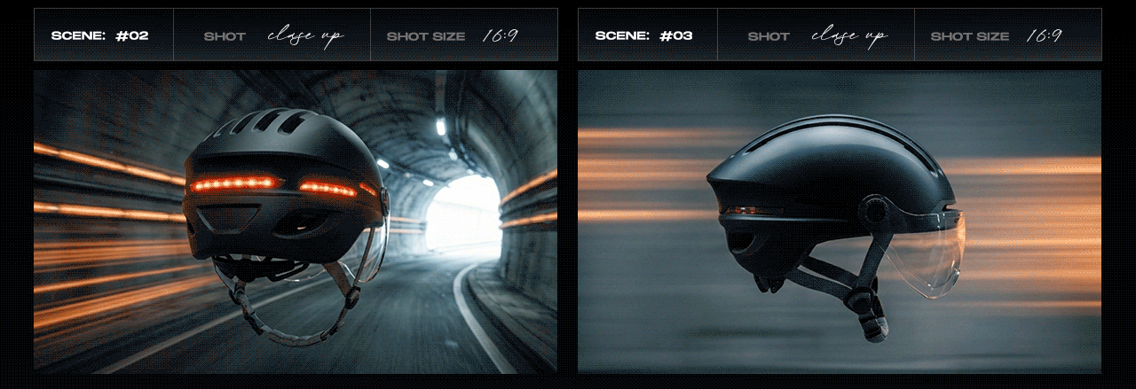 全流程AIGC制作 [ 骑行头盔商业TVC案例实践 ]（图ZNDA1MzQwNjgw） - 电商 - 站酷设计师好也HOYE_AI原创素材 - 站酷ZCOOL