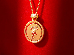 菜百纯金首饰新品系列拍摄