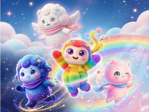 IP设计：梦幻绒星团（Dreamy Fluff Cluster）