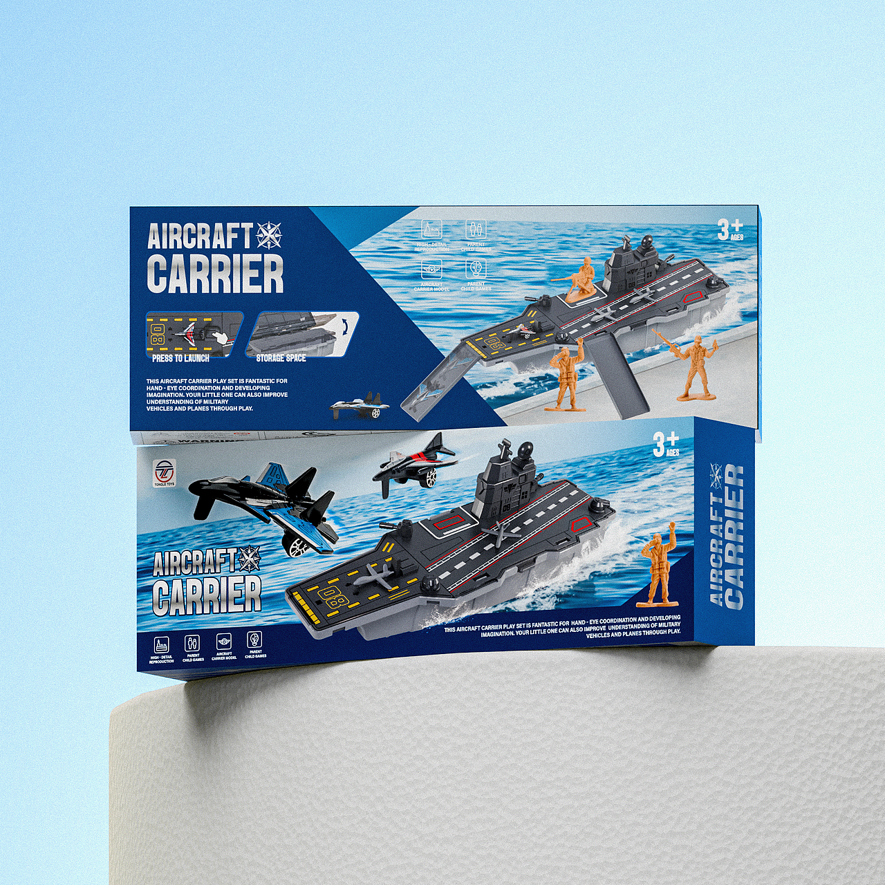 《儿童航空母舰包装设计 | 主题化 IP 视觉全案》（图ZNDA1MzUzMDYw） - 包装 - 站酷设计师是许三高呐原创素材 - 站酷ZCOOL