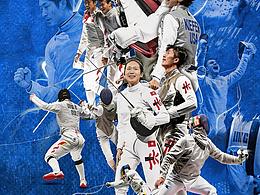 击剑运动海报设计