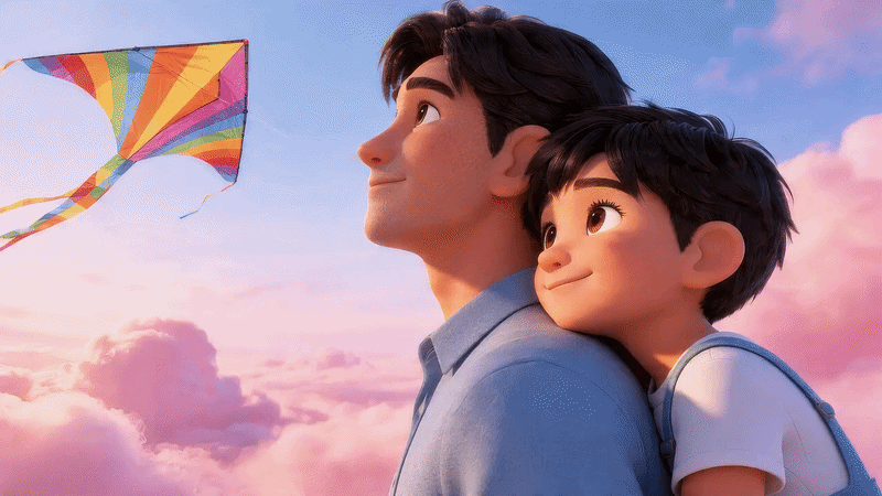 《风筝的大世界》离谱的大8-装得下全家的“大”幸福（图ZNDA1MzU0MDY4） - AI作品 - 站酷设计师yun菜菜原创素材 - 站酷ZCOOL