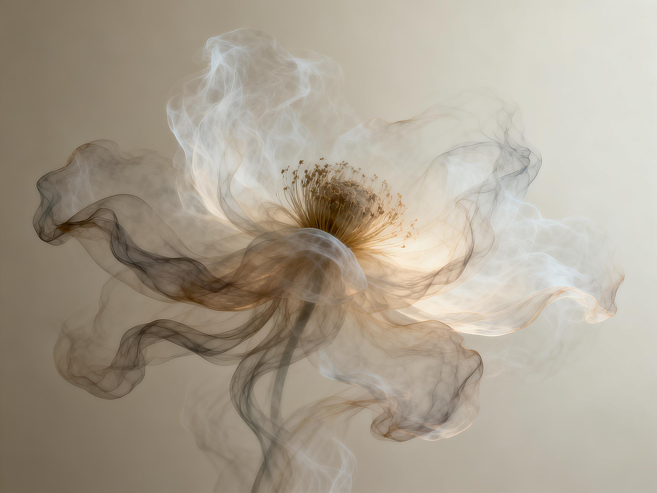 烟灵之花 | 酶花频率的意识显化系列 01（图ZNDA1MzU2MTQ4） - AI作品 - 站酷设计师妈妈的酶花原创素材 - 站酷ZCOOL