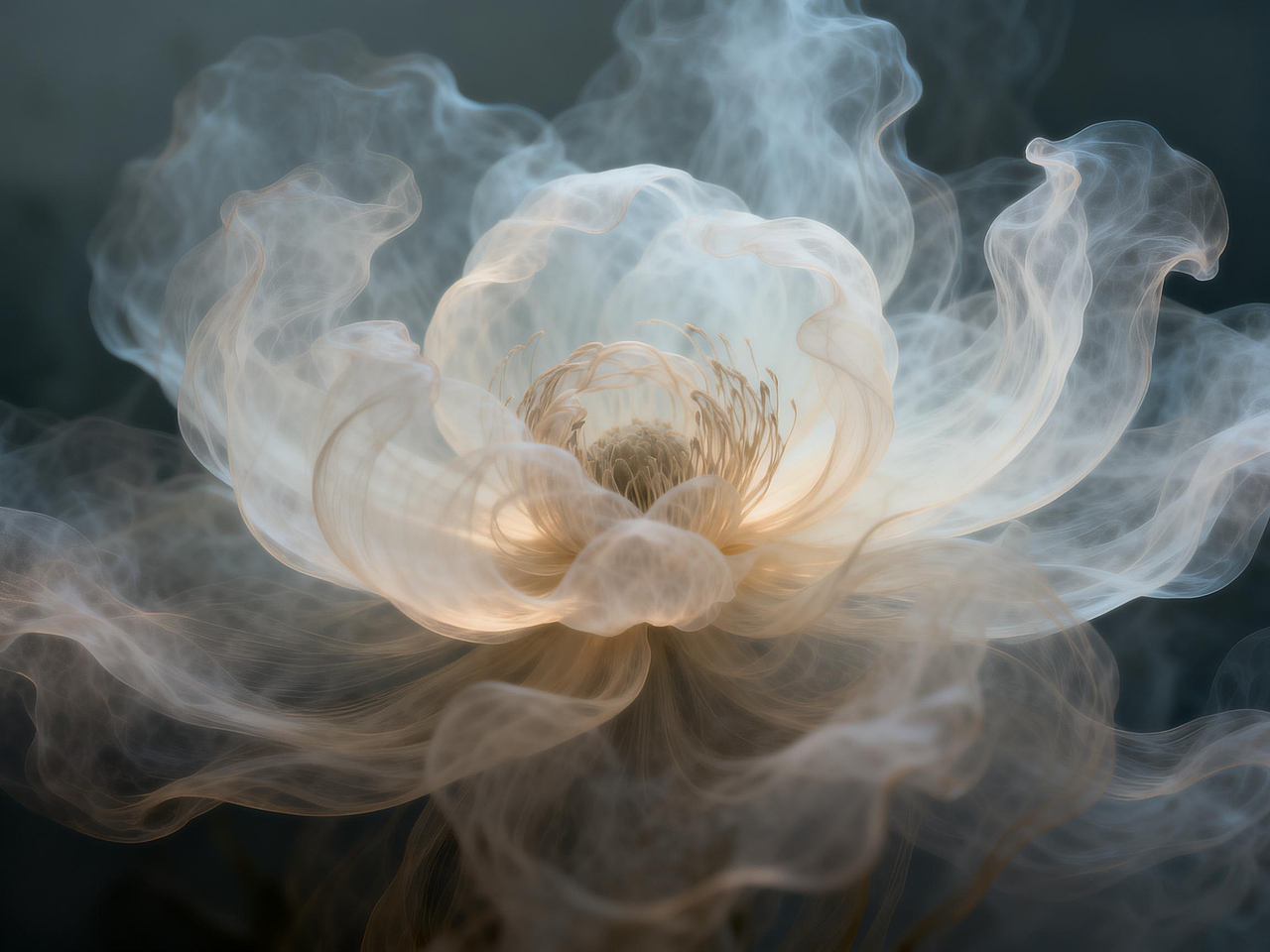 烟灵之花 | 酶花频率的意识显化系列 01（图ZNDA1MzU2MTM2） - AI作品 - 站酷设计师妈妈的酶花原创素材 - 站酷ZCOOL