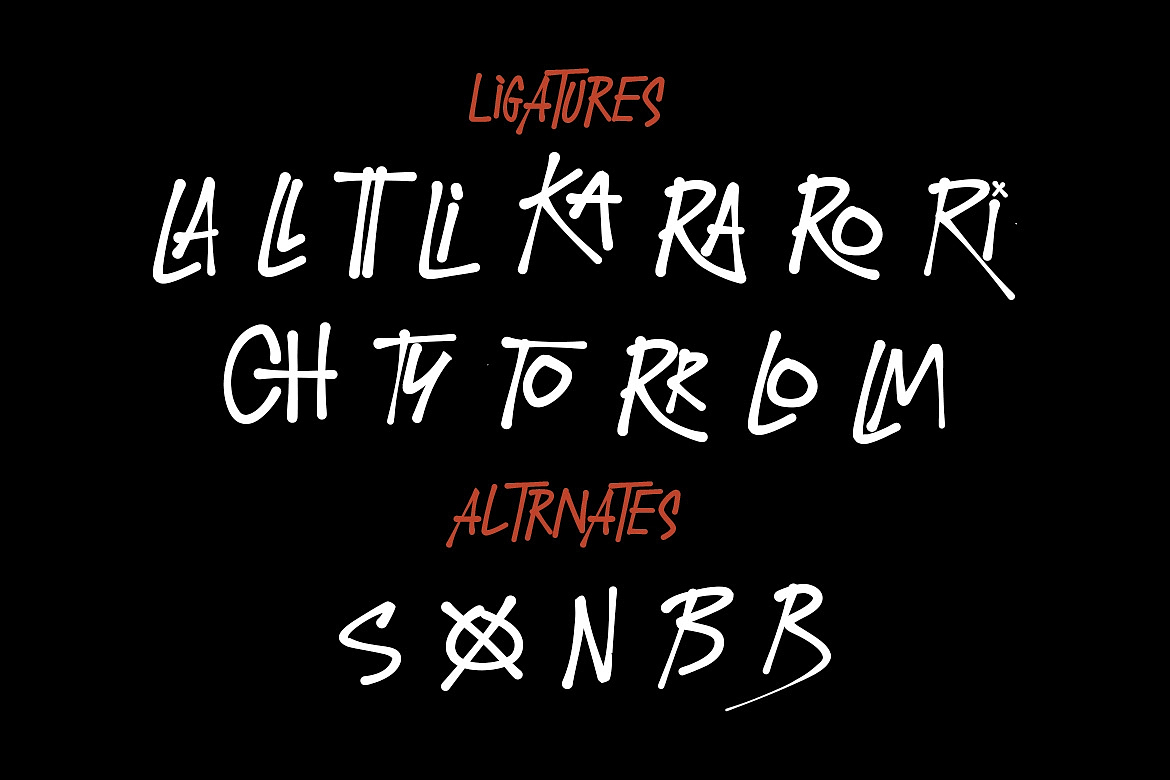 粗犷个性街头艺术马克笔涂鸦海报服装标题手写英文字体（图ZNDA1MzU2Mjgw） - 字体/字形 - 站酷设计师最西文集原创素材 - 站酷ZCOOL