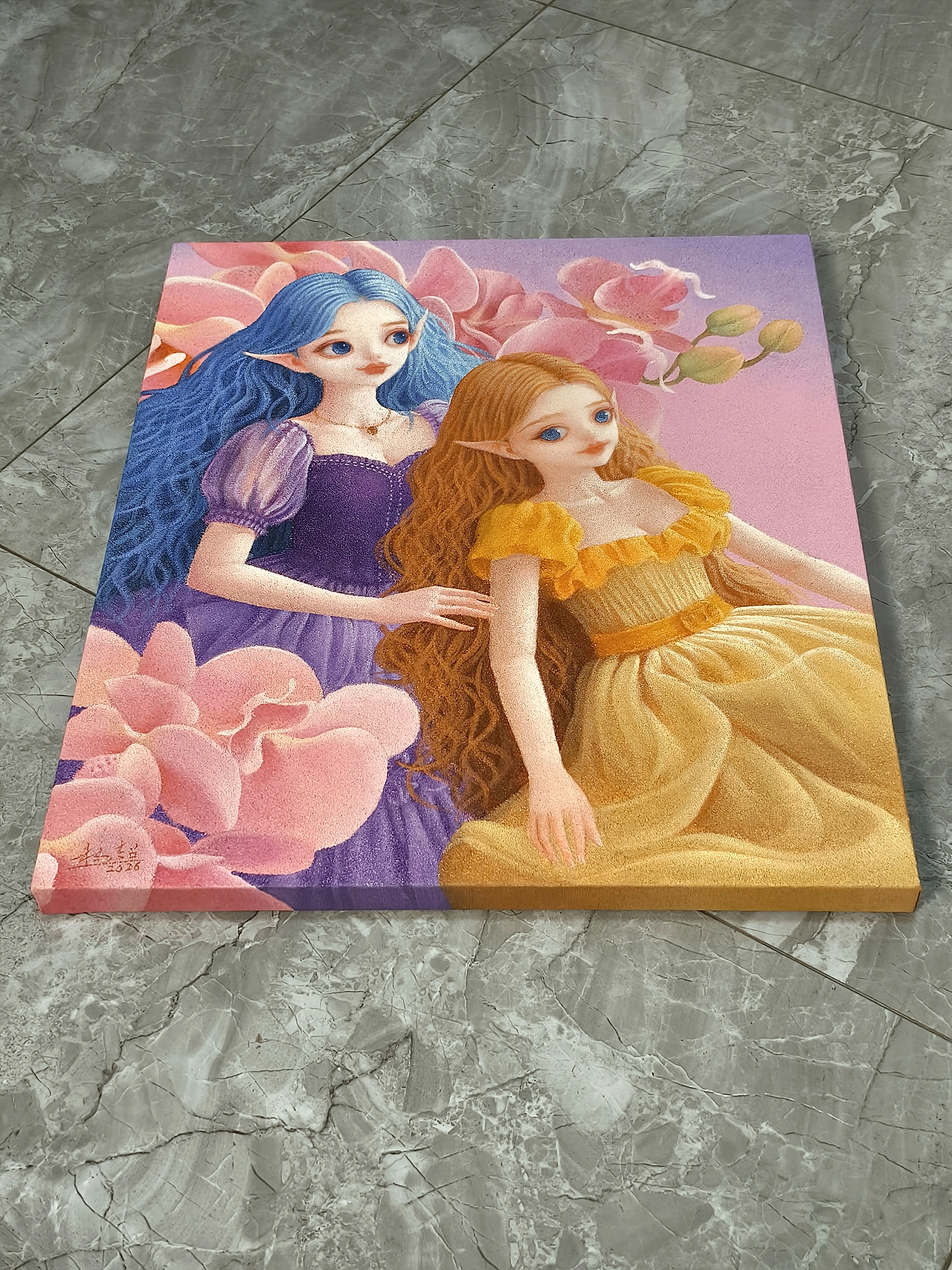 双子（图ZNDA1MzU2NTQ4） - 绘画 - 站酷设计师杨超油画原创素材 - 站酷ZCOOL