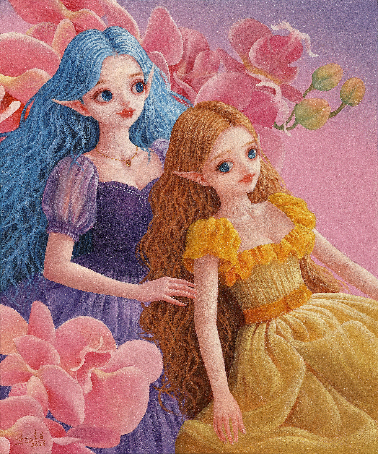 双子（图ZNDA1MzU2NTYw） - 绘画 - 站酷设计师杨超油画原创素材 - 站酷ZCOOL