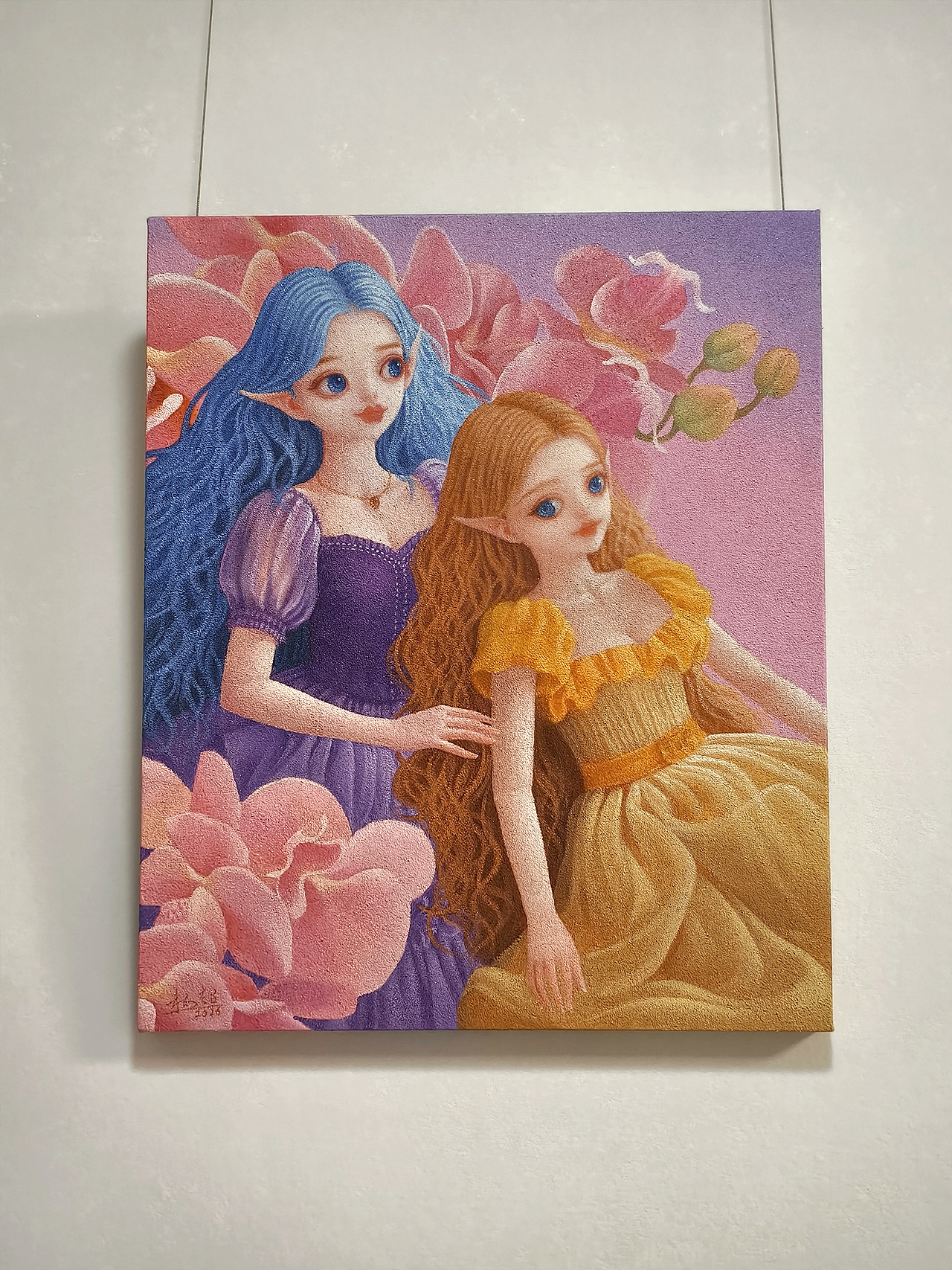 双子（图ZNDA1MzU2NTQ0） - 绘画 - 站酷设计师杨超油画原创素材 - 站酷ZCOOL