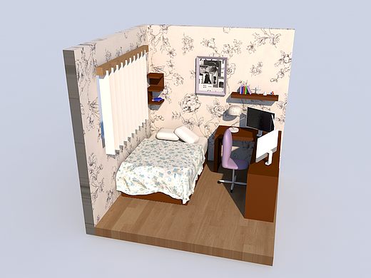 C4D小房间作品（个人主页-ZNzM0NDA1MzI=） - 建筑/空间 - 站酷设计师Z300860701原创素材 - 站酷ZCOOL