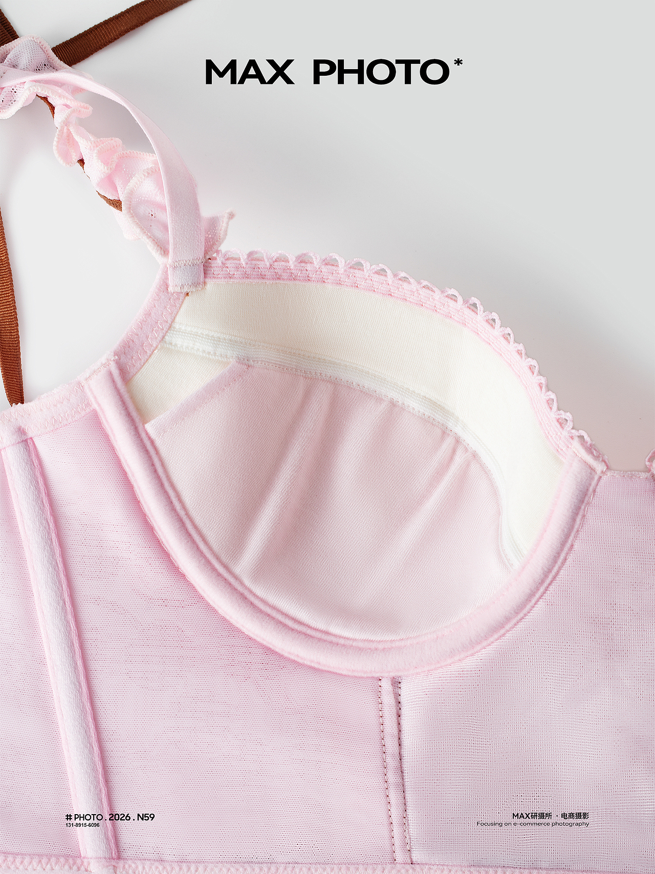 甜妹本命！粉棕洛丽塔内衣 & 详情图 静物拍摄 N59（图ZNDA1MzU4ODI0） - 产品摄影 - 站酷设计师MAX研摄所原创素材 - 站酷ZCOOL
