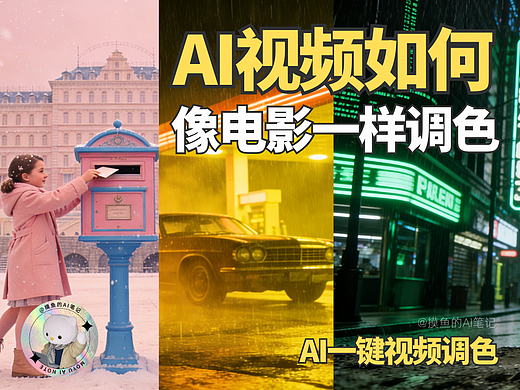 摸鱼AI | AI视频如何像电影一样调色？