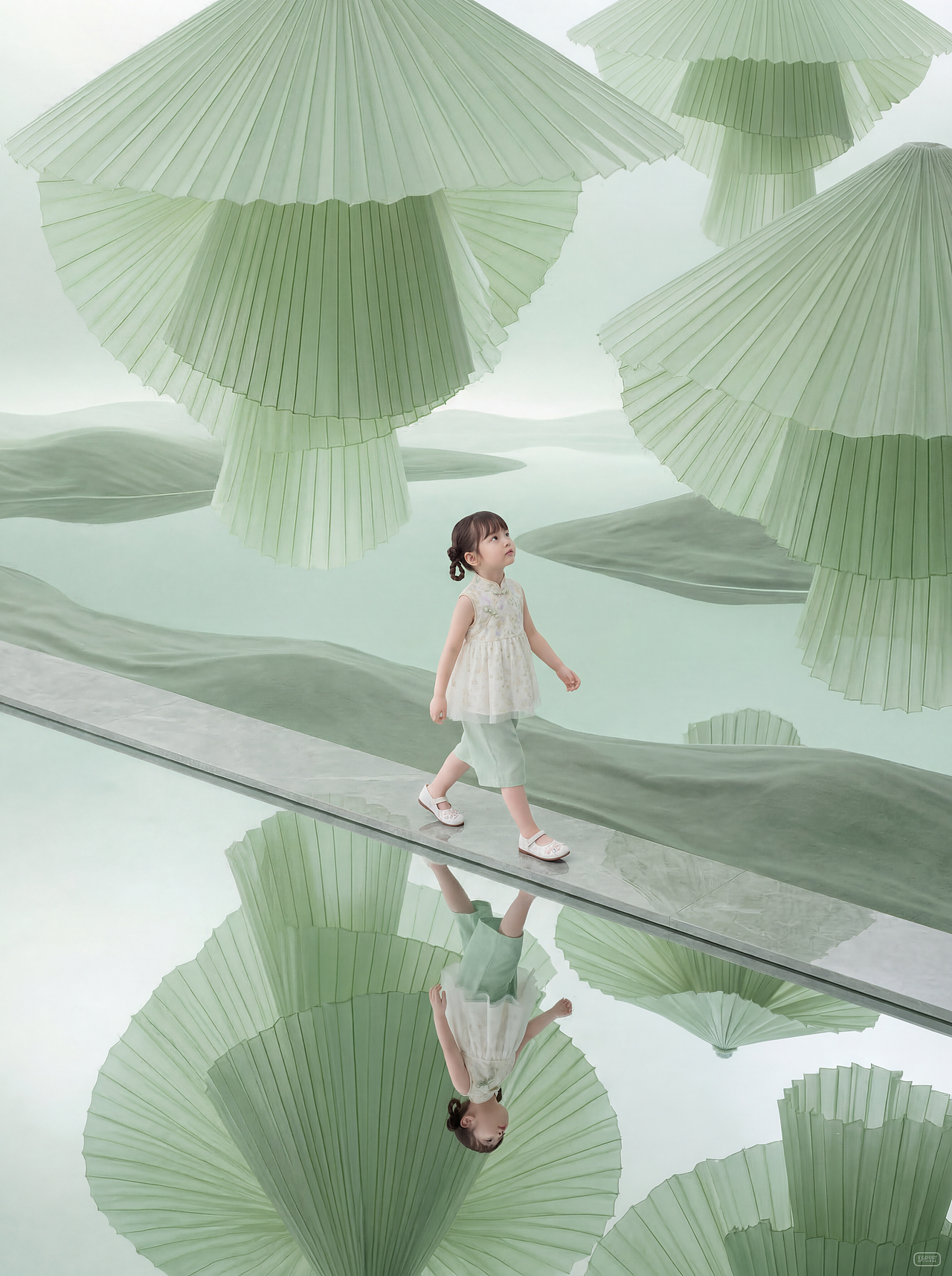 汉服AI山水仙境场景（图ZNDA1MzYxNjE2） - 人像摄影 - 站酷设计师活力满满的阿杰原创素材 - 站酷ZCOOL