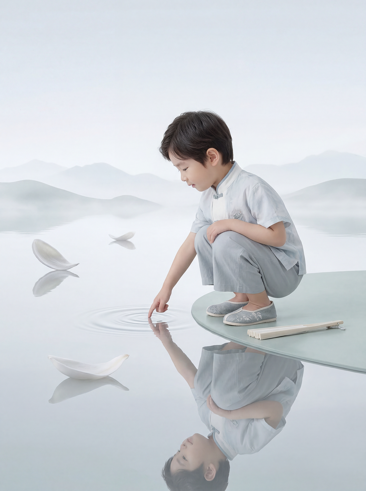 汉服AI山水仙境场景（图ZNDA1MzYyMjc2） - 人像摄影 - 站酷设计师活力满满的阿杰原创素材 - 站酷ZCOOL