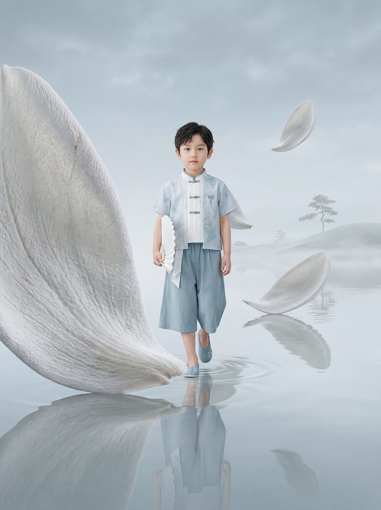汉服AI山水仙境场景（图ZNDA1MzYyMjg4） - 人像摄影 - 站酷设计师活力满满的阿杰原创素材 - 站酷ZCOOL